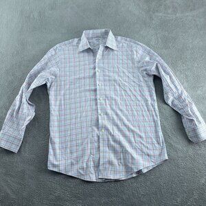 Brooks Brothers Mens Non-Iron Supima Cotton Plaid Button-Down Shirt 16-35 4912